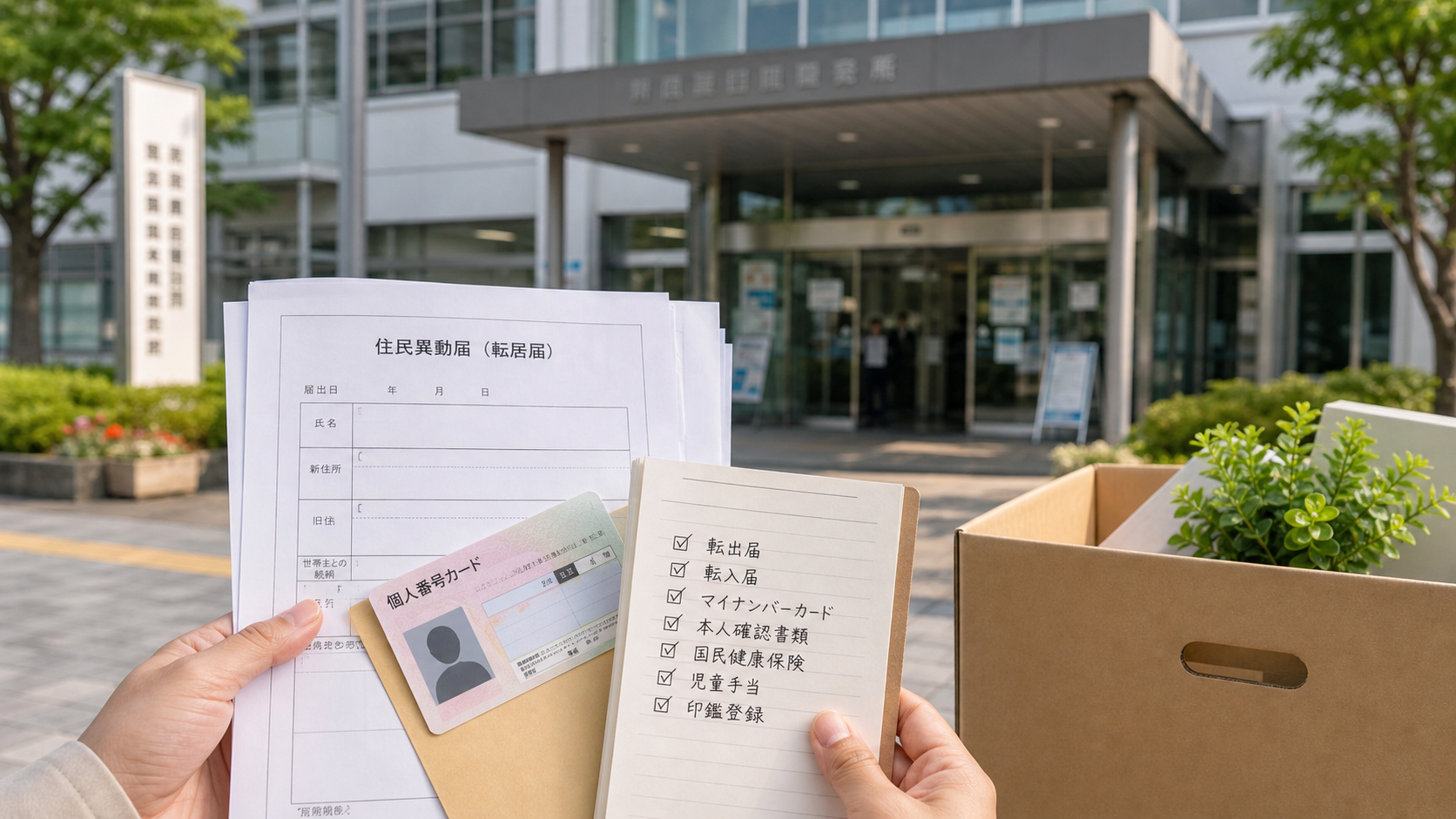 佐伯区で引っ越し住所変更をする前に：夜間・土日開庁で失敗しない持ち物と順番